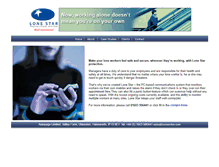 Tablet Screenshot of loneworker.com